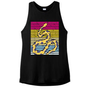 Zoo Keeper Reptile Gift Snake Ladies PosiCharge Tri-Blend Wicking Tank