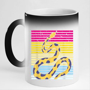 Zoo Keeper Reptile Gift Snake 11oz Black Color Changing Mug