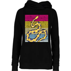 Zoo Keeper Reptile Gift Snake Womens Funnel Neck Pullover Hood