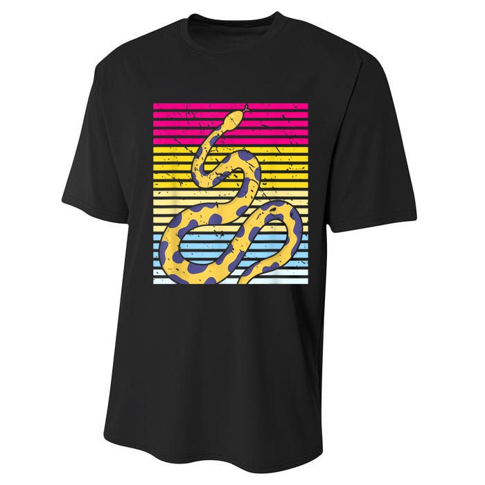 Zoo Keeper Reptile Gift Snake Performance Sprint T-Shirt