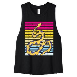 Zoo Keeper Reptile Gift Snake Women's Racerback Cropped Tank