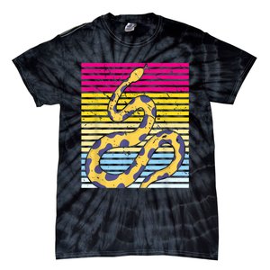 Zoo Keeper Reptile Gift Snake Tie-Dye T-Shirt