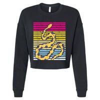 Zoo Keeper Reptile Gift Snake Cropped Pullover Crew