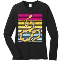 Zoo Keeper Reptile Gift Snake Ladies Long Sleeve Shirt