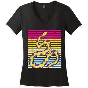 Zoo Keeper Reptile Gift Snake Women's V-Neck T-Shirt