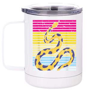 Zoo Keeper Reptile Gift Snake 12 oz Stainless Steel Tumbler Cup