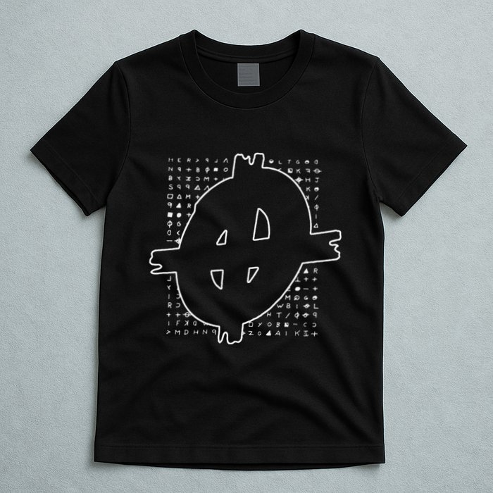 Zodiac Killer Symbol And Cipher True Crime T-Shirt
