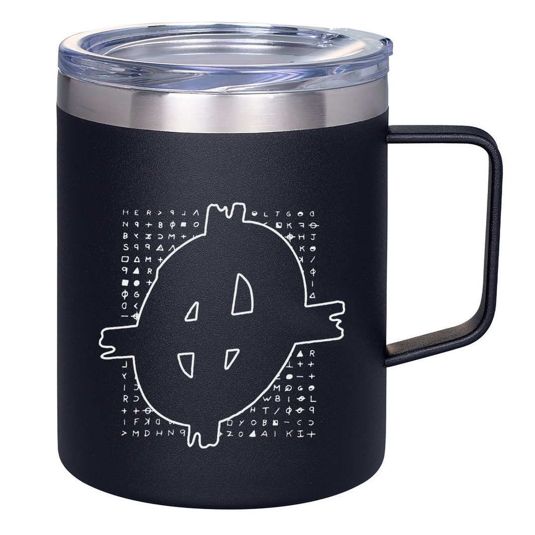 Zodiac Killer Symbol And Cipher True Crime 12oz Stainless Steel Coffee Mug
