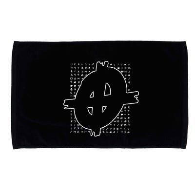 Zodiac Killer Symbol And Cipher True Crime Microfiber Hand Towel