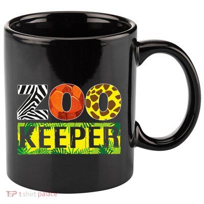 Zoo Keeper Wildlife Animal Lover Funny Gift 11oz C Handle Ceramic Mug
