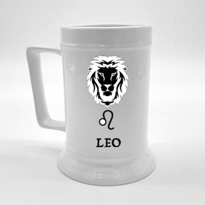 Zodiac Leo Astrology Cool Gift Beer Stein