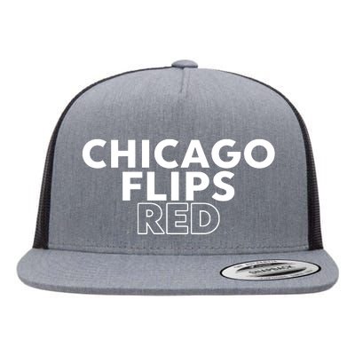 Zoe Leigh Chicago Flips Red Flat Bill Trucker Hat