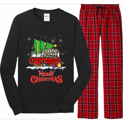 Zyzz Leopard Camping Rv Christmas Pajama Merry Xmas Camper Cute Gift Long Sleeve Pajama Set