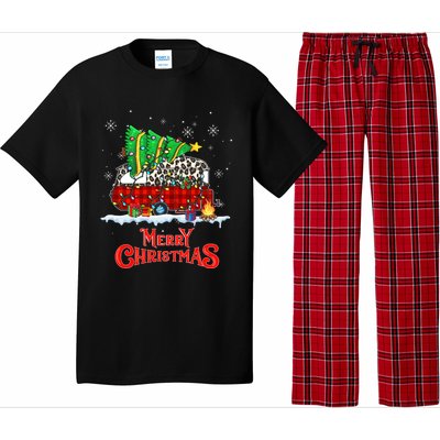 Zyzz Leopard Camping Rv Christmas Pajama Merry Xmas Camper Cute Gift Pajama Set