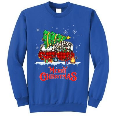 Zyzz Leopard Camping Rv Christmas Pajama Merry Xmas Camper Cute Gift Sweatshirt