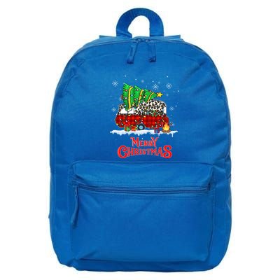 Zyzz Leopard Camping Rv Christmas Pajama Merry Xmas Camper Cute Gift 16 in Basic Backpack