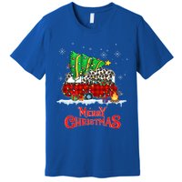 Zyzz Leopard Camping Rv Christmas Pajama Merry Xmas Camper Cute Gift Premium T-Shirt