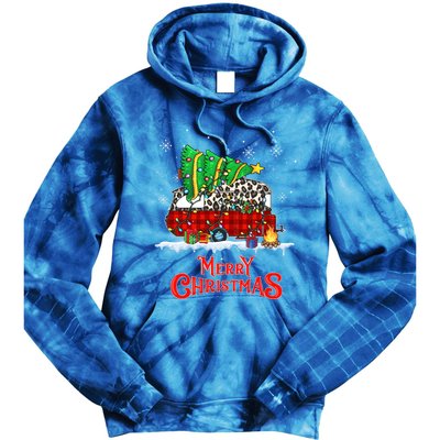 Zyzz Leopard Camping Rv Christmas Pajama Merry Xmas Camper Cute Gift Tie Dye Hoodie