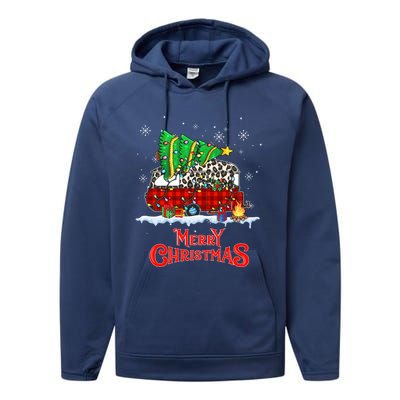 Zyzz Leopard Camping Rv Christmas Pajama Merry Xmas Camper Cute Gift Performance Fleece Hoodie