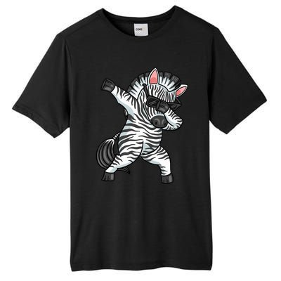 Zebra Lover Funny Zebra Dabbing Zebra Zebra Tall Fusion ChromaSoft Performance T-Shirt