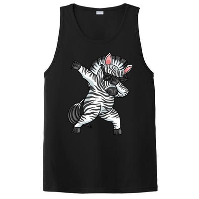 Zebra Lover Funny Zebra Dabbing Zebra Zebra PosiCharge Competitor Tank