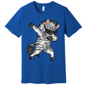 Zebra Lover Funny Zebra Dabbing Zebra Zebra Premium T-Shirt