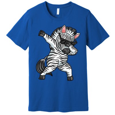 Zebra Lover Funny Zebra Dabbing Zebra Zebra Premium T-Shirt