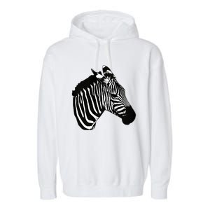 Zebra Lover Funny Zebra Garment-Dyed Fleece Hoodie