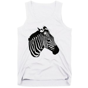 Zebra Lover Funny Zebra Tank Top