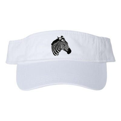 Zebra Lover Funny Zebra Valucap Bio-Washed Visor