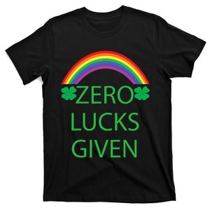 Zero Lucks Given Saint Patrick's Day T-Shirt