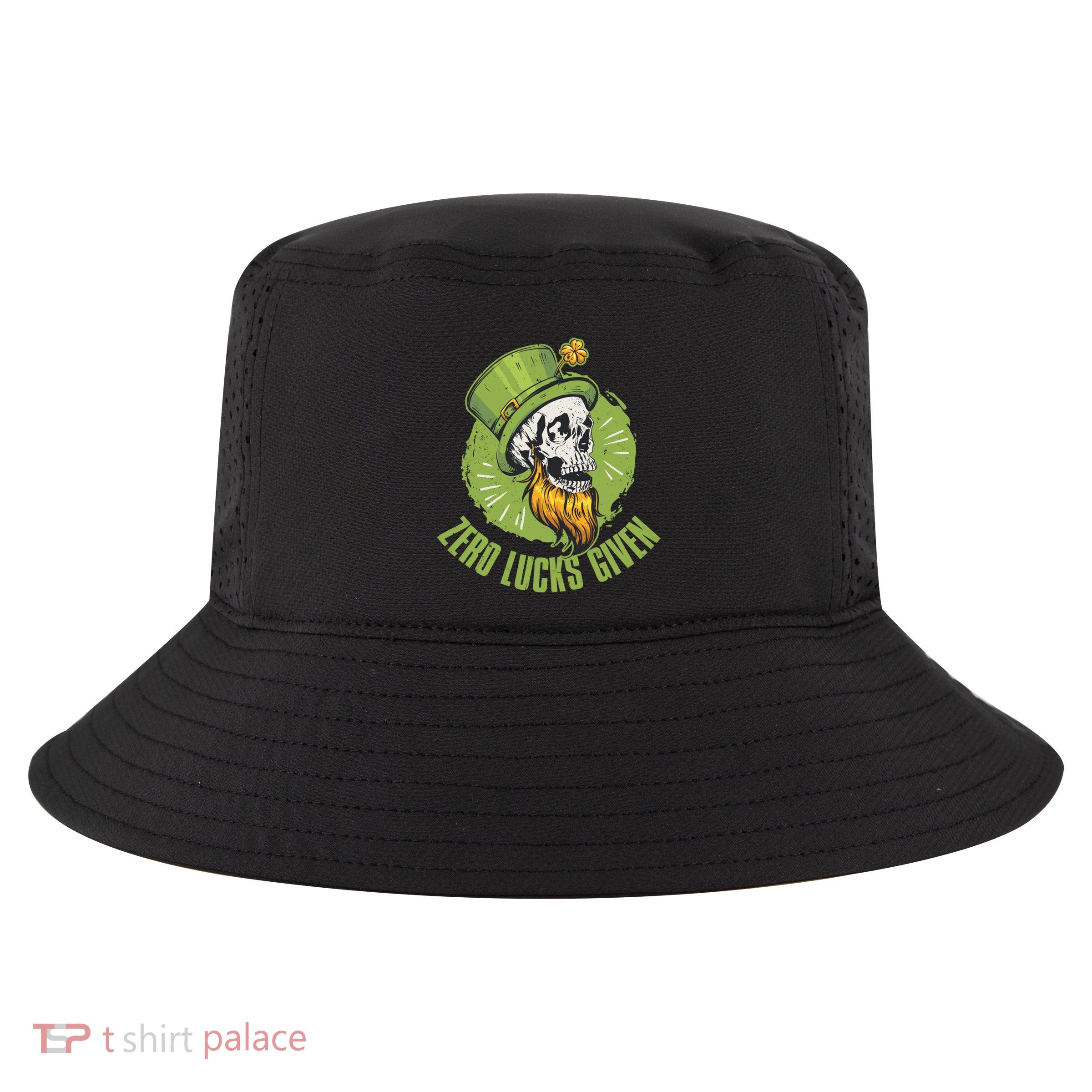 Zero Lucks Given Cute Gift Cool Comfort Performance Bucket Hat