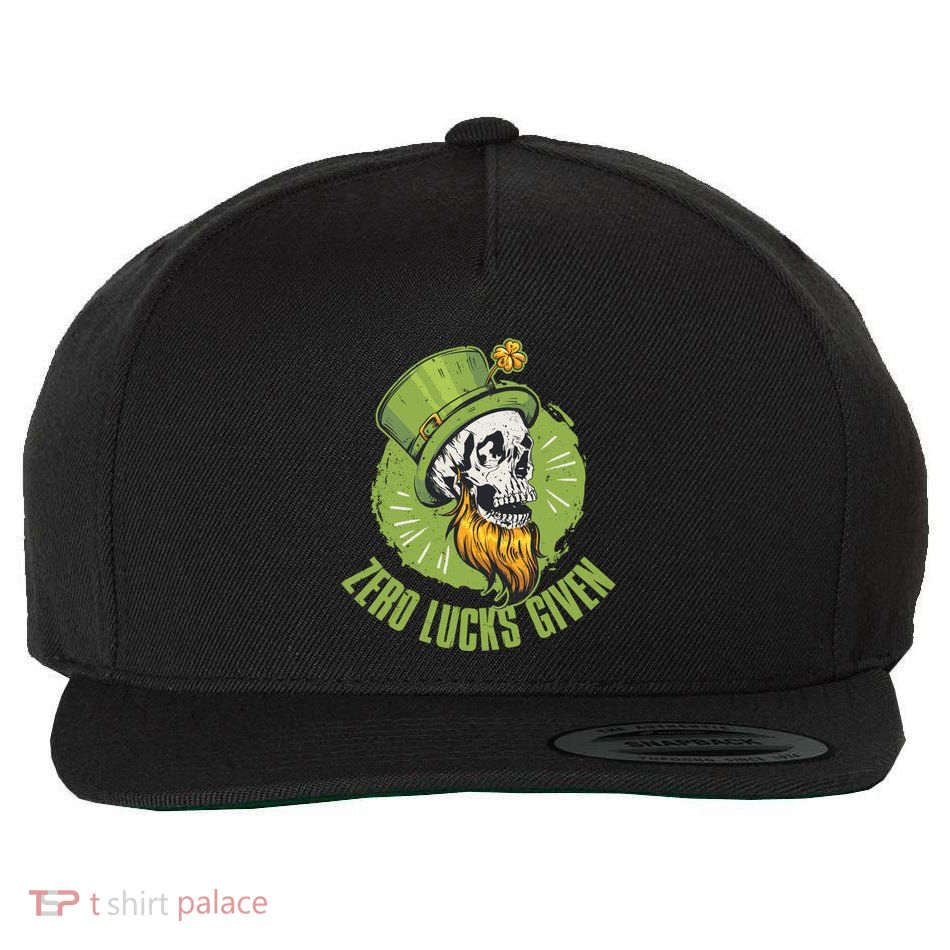 Zero Lucks Given Cute Gift Wool Snapback Cap