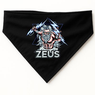 Zeus Lightning God Of The Sky Gamer USA-Made Doggie Bandana