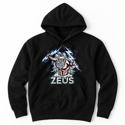 Zeus Lightning God Of The Sky Gamer Hoodie