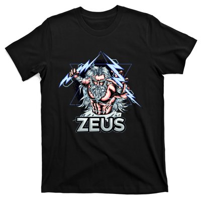 Zeus Lightning God Of The Sky Gamer T-Shirt