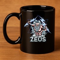 Zeus Lightning God Of The Sky Gamer 11oz C Handle Ceramic Mug