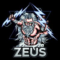 Zeus Lightning God Of The Sky Gamer Flatbill Hat