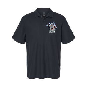 Zeus Lightning God Of The Sky Gamer Softstyle Adult Sport Polo