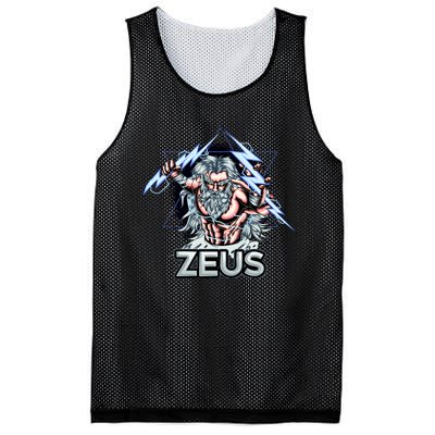 Zeus Lightning God Of The Sky Gamer Mesh Reversible Basketball Jersey Tank