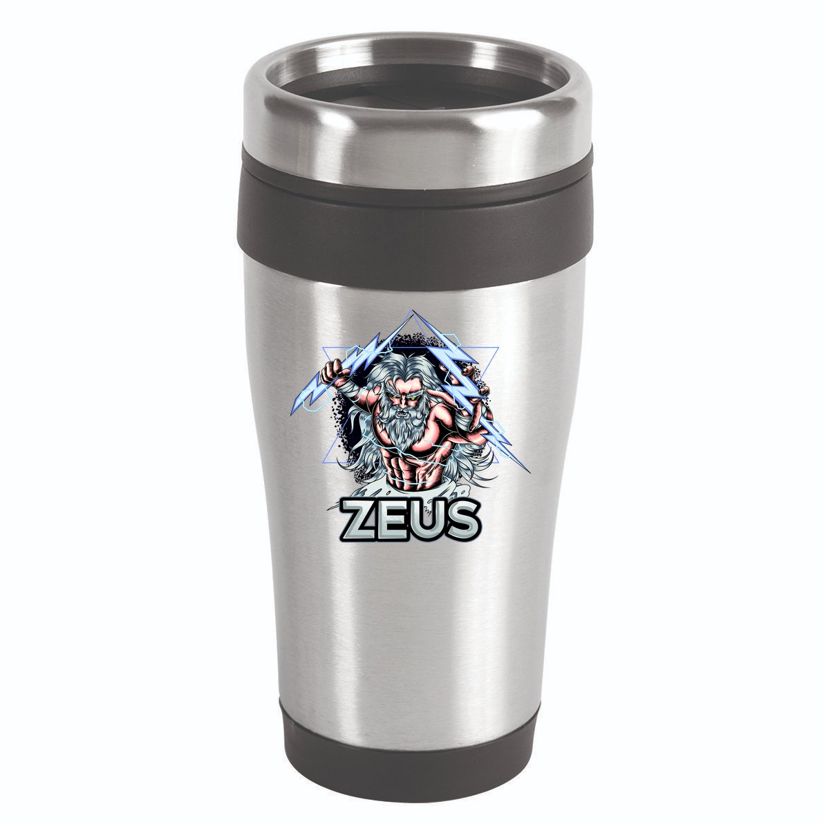 Zeus Lightning God Of The Sky Gamer 16oz Travel Tumbler