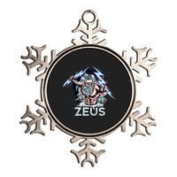 Zeus Lightning God Of The Sky Gamer Metallic Star Ornament