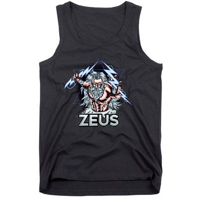 Zeus Lightning God Of The Sky Gamer Tank Top