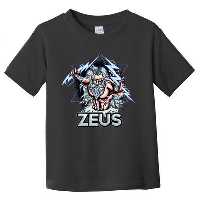 Zeus Lightning God Of The Sky Gamer Toddler T-Shirt