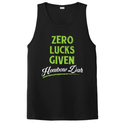 Zero Lucks Given 2018 Saint Patrick's Day PosiCharge Competitor Tank