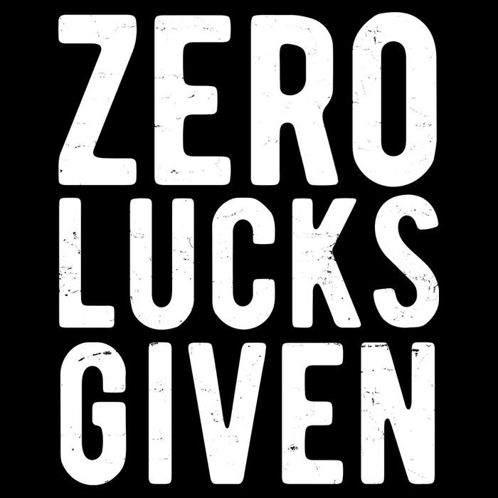 Zero Lucks Given St Patricks Day Apron