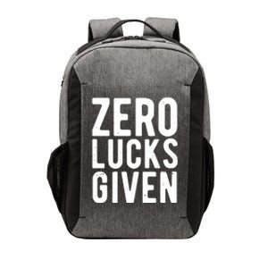 Zero Lucks Given St Patricks Day Vector Backpack