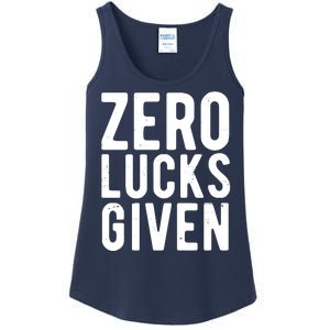 Zero Lucks Given St Patricks Day Ladies Essential Tank