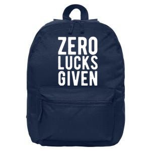 Zero Lucks Given St Patricks Day 16 in Basic Backpack