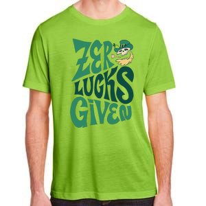 Zero Lucks Given St Patrick's Day Adult ChromaSoft Performance T-Shirt